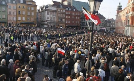 Krakowskie Przedmieście w kwietniu 2010