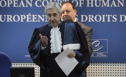 Wiceprezes Europejskiego Trybunału Praw Człowieka Josep Casadevall tuż po ogłoszeniu niekorzystnego 