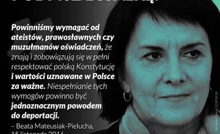 Po wypowiedzi posłanki PiS: Pierwsi chętni do deportacji