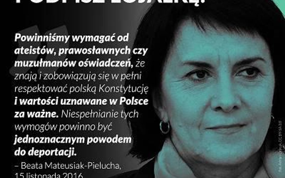 Po wypowiedzi posłanki PiS: Pierwsi chętni do deportacji