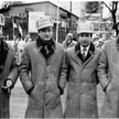 Od prawej: Walery Baliasznikow, zastępca kierownika ekipy bobsleistów, oficer KGB; Władimir Popow, z