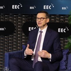 Wiceprezes PiS Mateusz Morawiecki podczas rozmowy „EEC Talks. Z politykami o gospodarce” w drugim dn