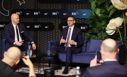 Wiceprezes PiS Mateusz Morawiecki podczas rozmowy „EEC Talks. Z politykami o gospodarce” w drugim dn