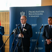 Minister sprawiedliwości, prokurator generalny Adam Bodnar oraz I zastępca prokuratora generalnego, 