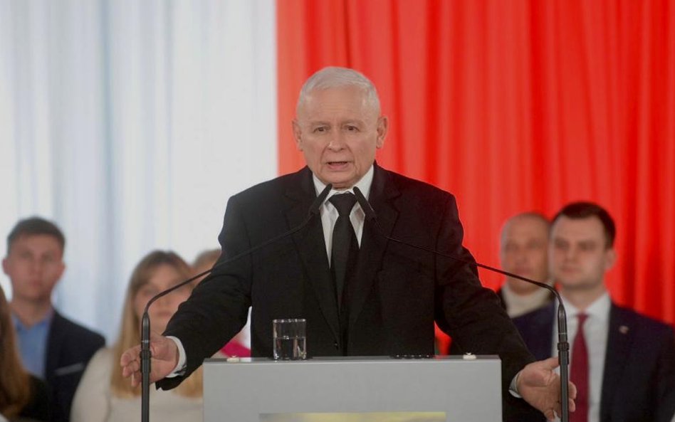 Prezes PiS Jarosław Kaczyński