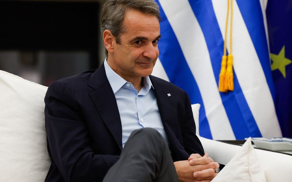 Premier Grecji Kyriakos Mitsotakis