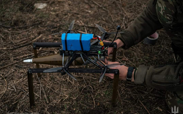 Ukraińcy używają dronów do ataków na czołgi
