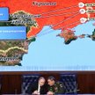 Prezydent Rosji Władimir Putin i szef Sztabu Generalnego Sił Zbrojnych Rosji Walerij Gierasimow prze
