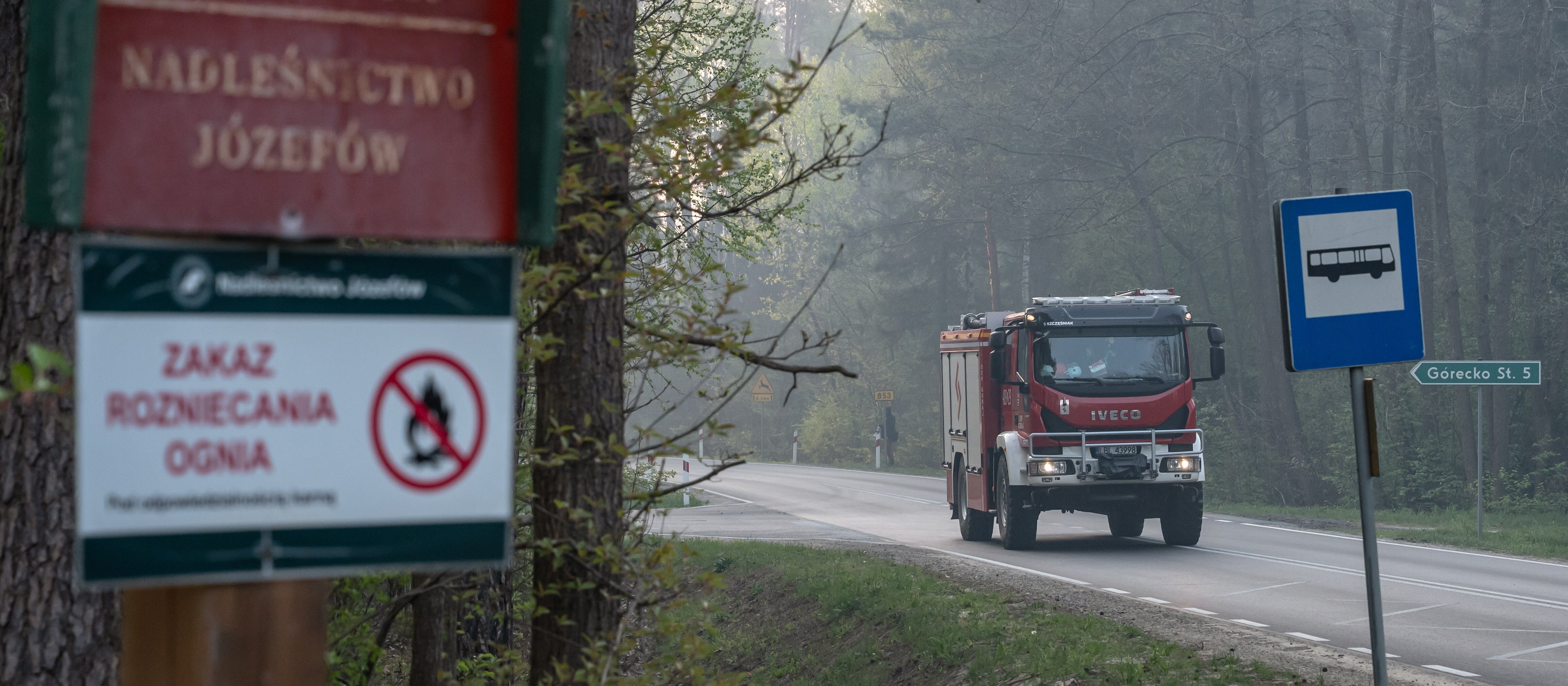 Wielki pożar na Lubelszczyźnie. Śmigłowce wracają do akcji