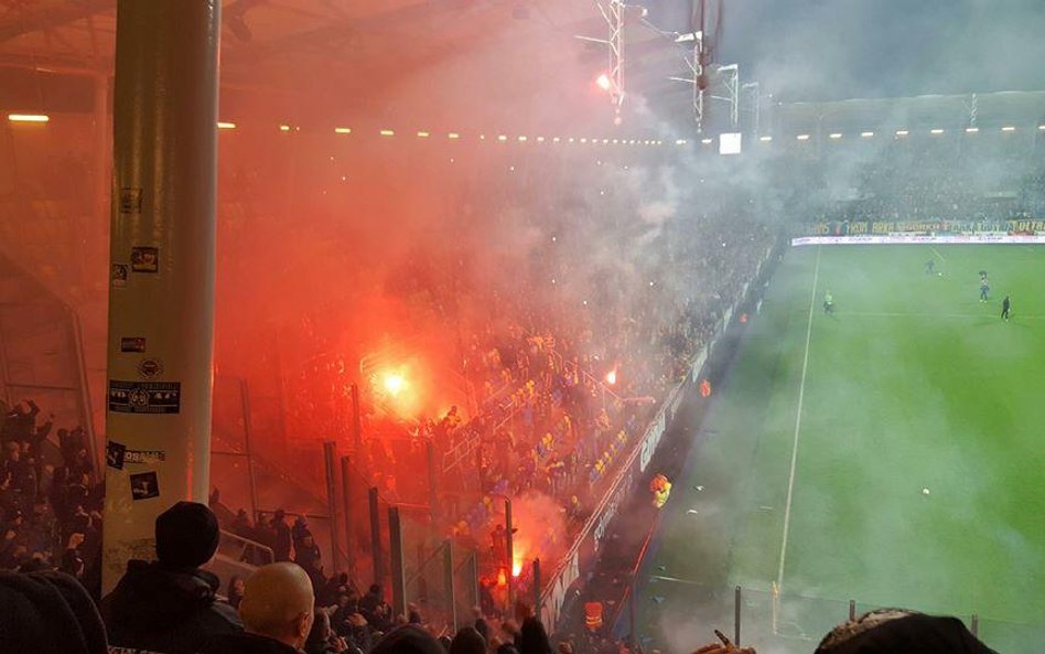 Do burd doszło jeszcze przed meczem Arki Gdynia z Lechią Gdańsk