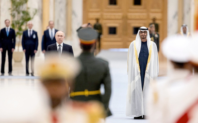 Prezydent ZEA Muhammad ibn Zajid Al Nahajjan z pompą przywitał Władimira Putina