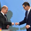 Kanclerz Niemiec Olaf Scholz i premier RP Mateusz Morawiecki