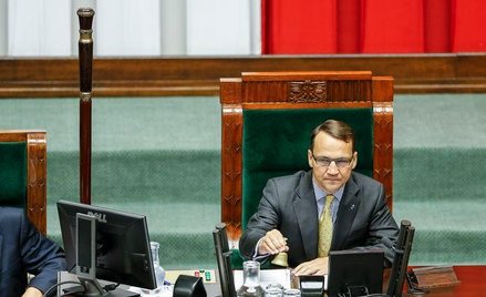 Radosław Sikorski jeszcze jako marszałek Sejmu