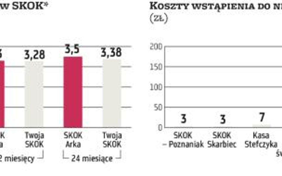 Lokaty w SKOK – wyższe odsetki kosztują