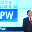 Dariusz Lubera, prezes zarządu Tauron Polska Energia podczas debiutu spółki na GPW