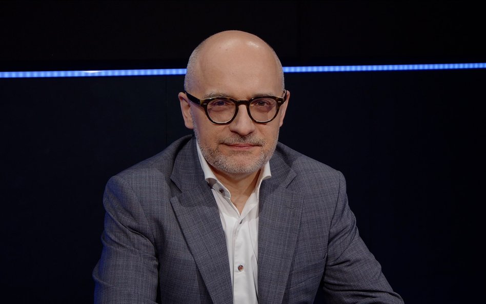 Gościem Przemysława Tychmanowicza w Parkiet TV był Łukasz Tarnawa, główny ekonomista BOŚ Banku. Fot.