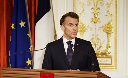 Prezydent Francji Emmanuel Macron