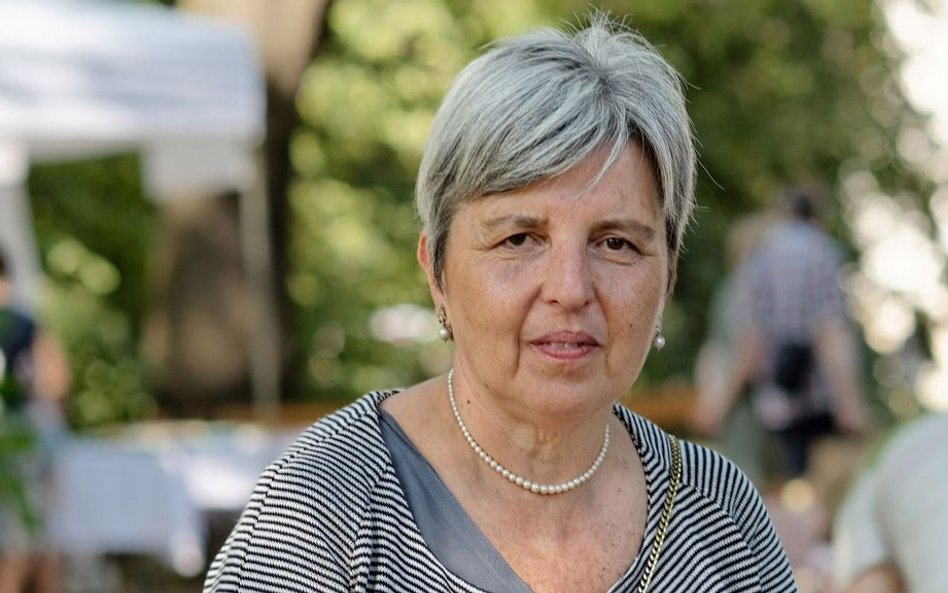 Marta Herling podczas tegorocznej edycji Imienin Jana Kochanowskiego. Warszawa, 29 lipca 2019