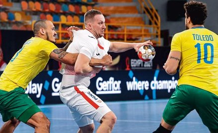 Rafał Przybylski w starciu z Brazylijczykami