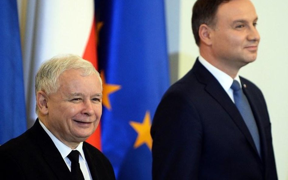 Jarosław Kaczyński i Andrzej Duda