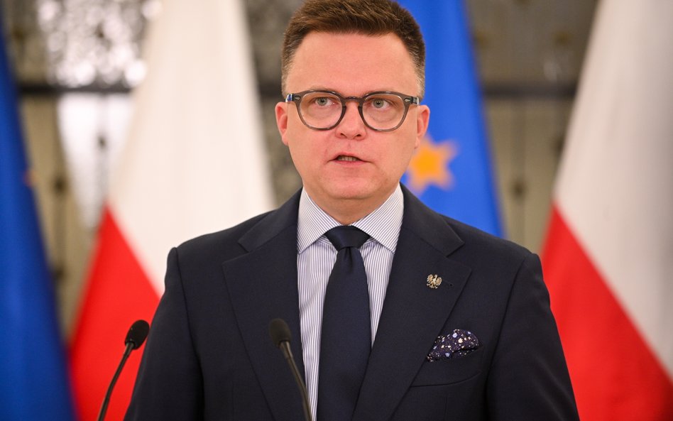 Marszałek Sejmu Szymon Hołownia