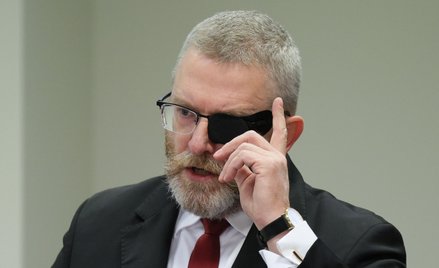 Prezes Konfederacji Korony Polskiej, europoseł Grzegorz Braun