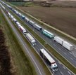 Kolejka ciężarówek na granicy Polski z Ukrainą