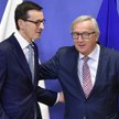 Premier Mateusz Morawiecki i szef Komisji Europejskiej Jean-Claude Juncker