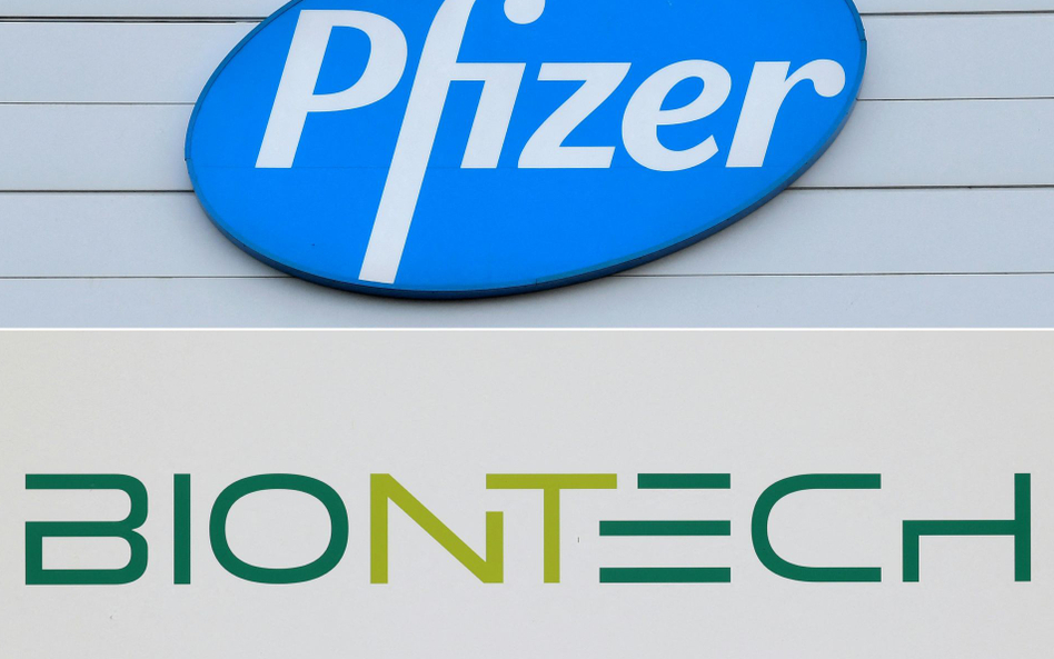 Loga firm Pfizer i BioNTech