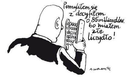 Komentarz rysunkowy. Pomyliłem się