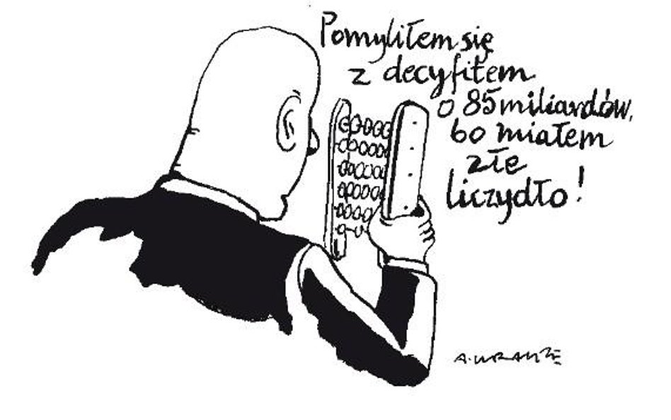 Komentarz rysunkowy. Pomyliłem się