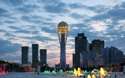 Widok centrum Nur-Sułtan (wcześniej Astana).