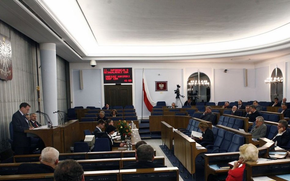 PO i SLD chciały likwidacji Senatu, PiS był przeciw