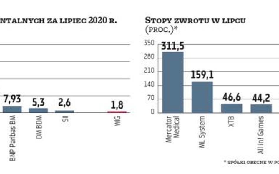 Eksperci po lipcowym sukcesie znów stawiają na małe spółki