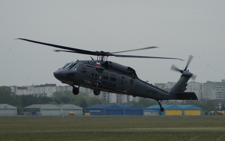 Trzeci śmigłowiec Sikorsky S-70i Black Hawk polskiej Policji. Fot./Łukasz Pacholski.