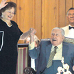 Augusto Pinochet z żoną Lucią w 2006 roku