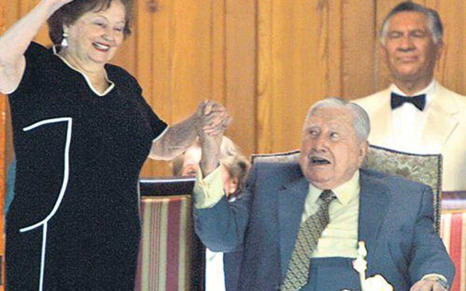 Augusto Pinochet z żoną Lucią w 2006 roku