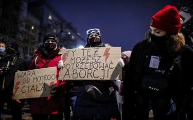 Protesty po wyroku TK ws. aborcji w listopadzie 2022 roku