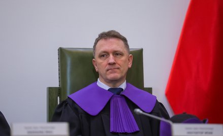 Sędzia Krzysztof Wiak podczas jawnego posiedzenia Sądu Najwyższego