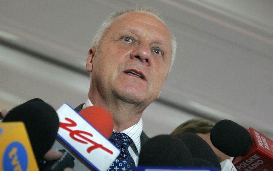 Wicemarszałek Sejmu Stefan Niesiołowski