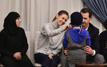 Asma al-Asad i prezydent Baszar el-Asad
