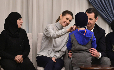 Asma al-Asad i prezydent Baszar el-Asad
