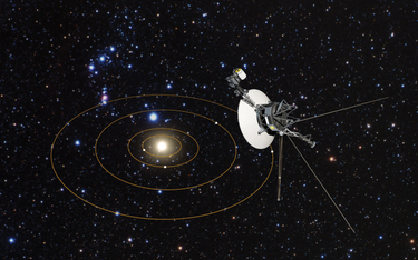 Artystyczne wyobrażenie widoku na Układ Słoneczny z Voyagera 1 NASA, ESA, and G. Bacon (STScI) /Hunt