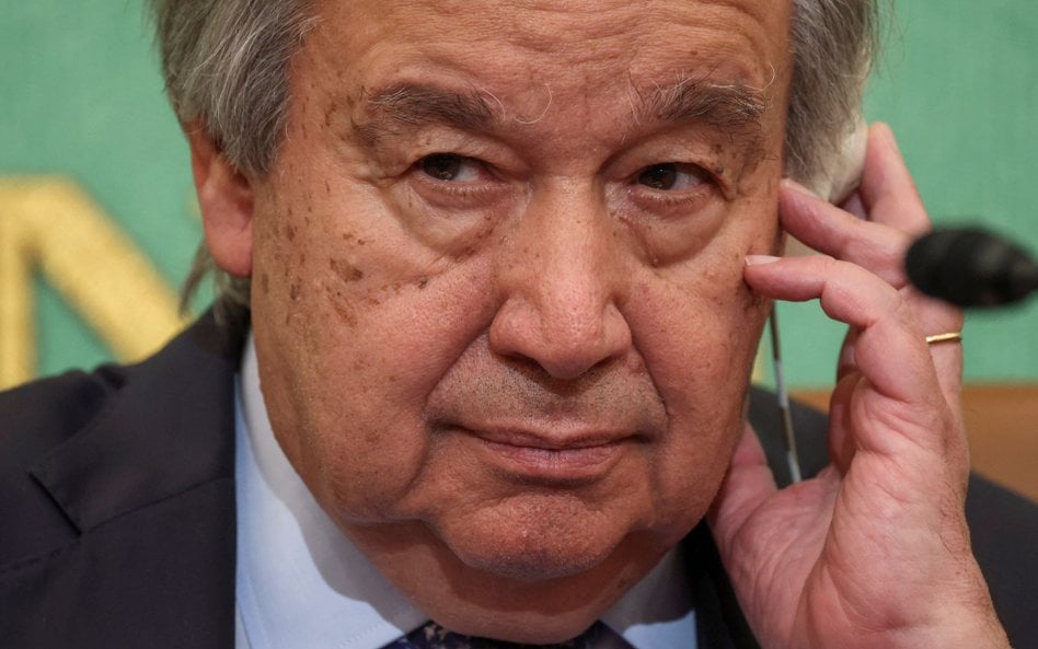 Sekretarz generalny ONZ Antonio Guterres