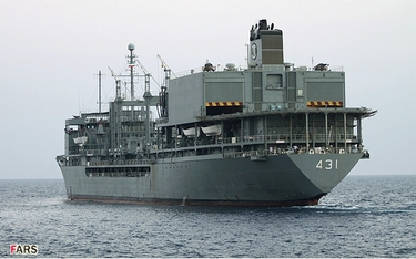 Największy irański okręt zatonął po pożarze na pokładzie