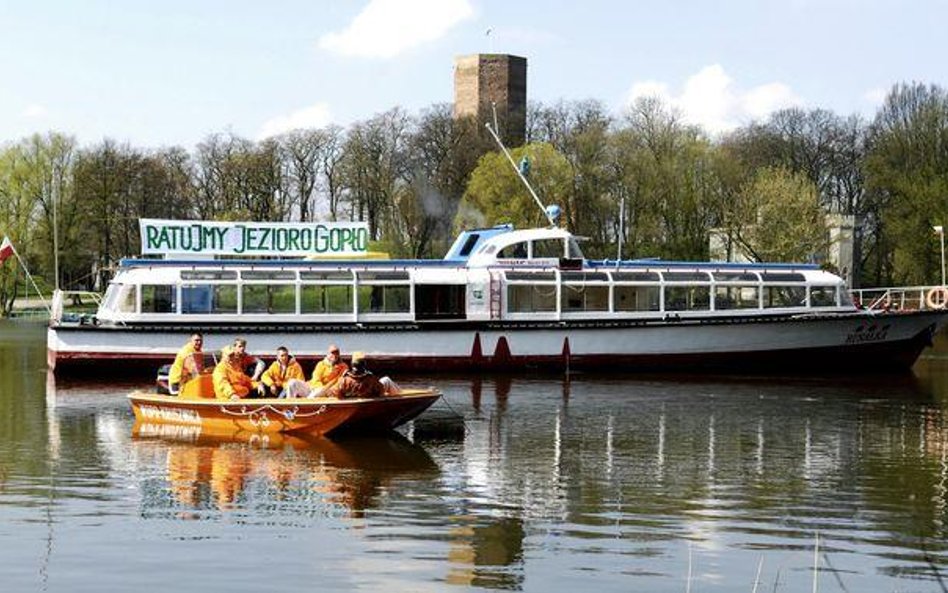 Jeden z protestów w obronie Gopła