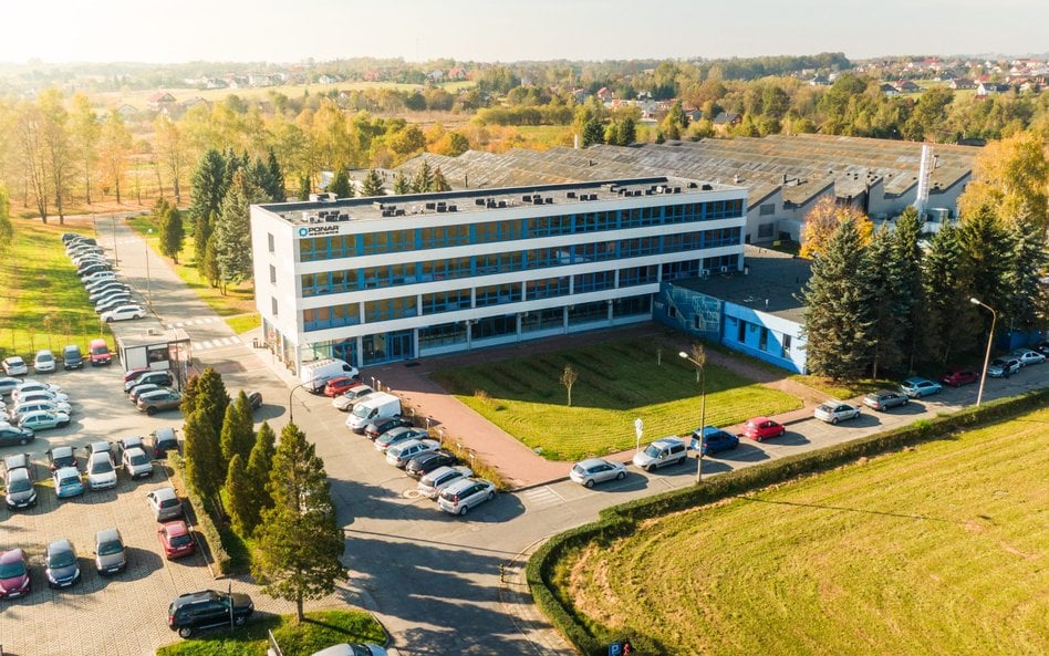 Siedziba firmy PONAR w Wadowicach widziana z góry