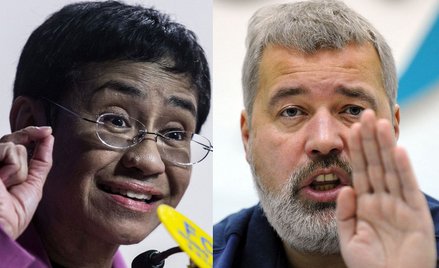 Maria Ressa i Dmitrij Muratow