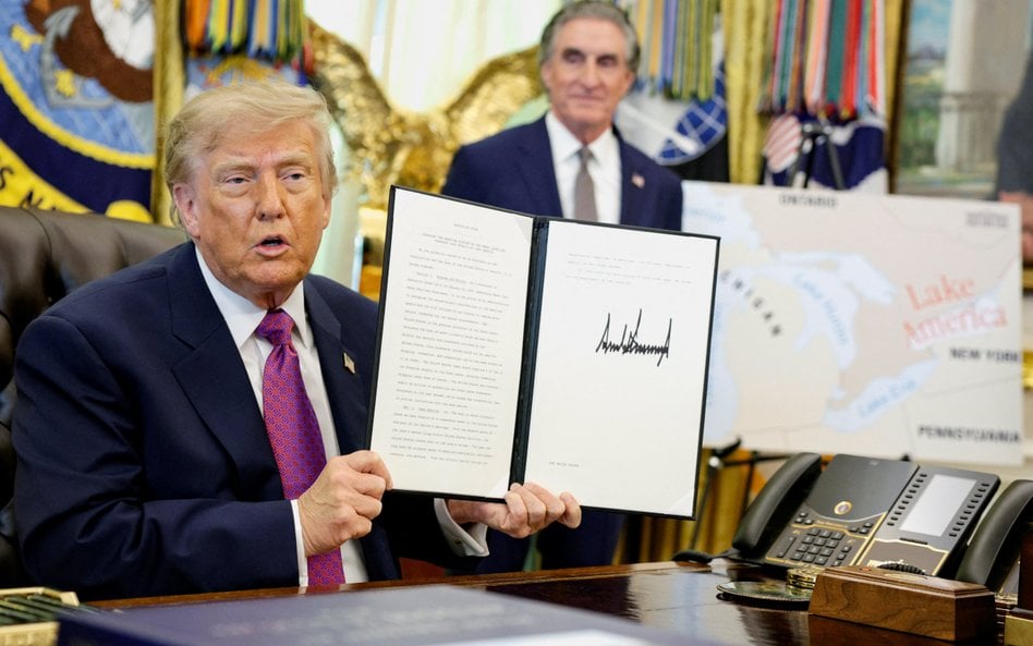 Trump podpisał rozporządzenie zmieniające nazwę Jeziora Ontario. Teraz mówi o nazwach oceanów