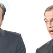 Brytyjski premier David Cameron (z lewej) zaproponował referendum w sprawie dalszej obecności swojeg